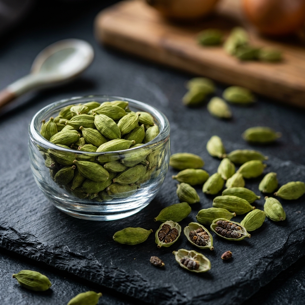 Premium Green Cardamom Pods 8mm+ — Idukki Kerala Export
